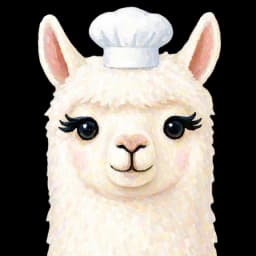 lama vagabond du potager